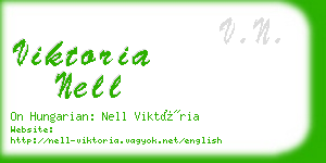 viktoria nell business card